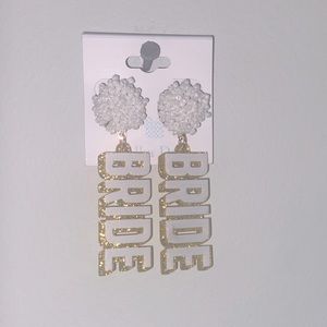 Bride earrings-never worn